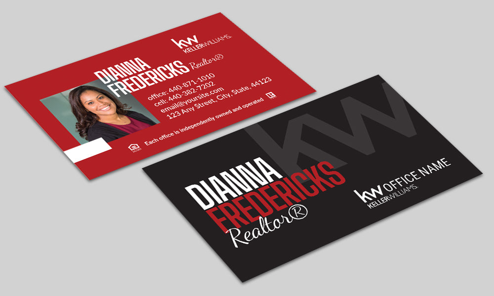Keller Williams Business Card Design 6573