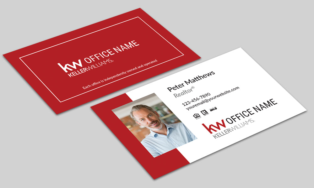 Keller Williams Business Card Design 9300
