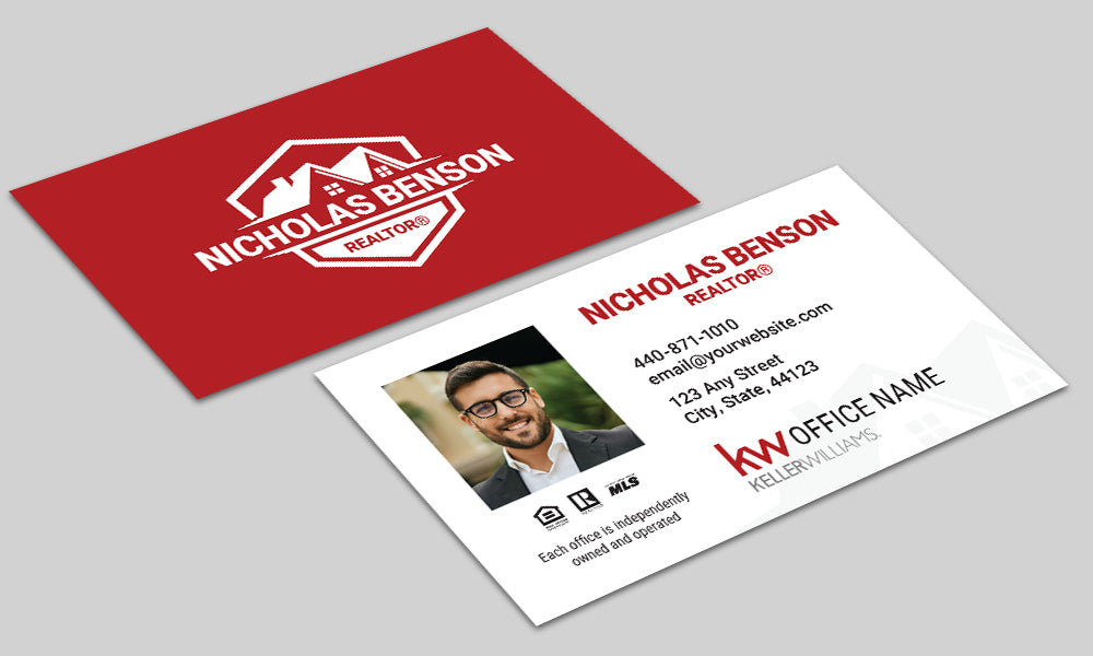 Keller Williams Business Card Design 7855