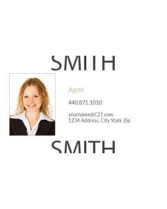 Century 21 Business Cards Package: Style #36