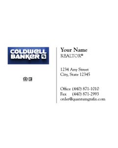 Coldwell Banker Business Cards Package: Style #16