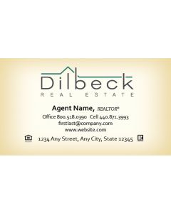 Dilbeck Real Estate Business Cards Package: Style #14