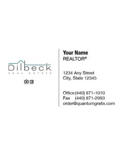 Dilbeck Real Estate Business Cards Package: Style #16