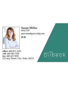 Dilbeck Real Estate Business Cards Package: Style #35