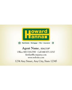 Howard Hanna Business Cards Package: Style #14