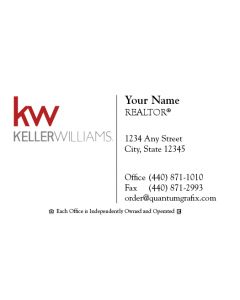 Keller Williams Business Cards Package: Style #16