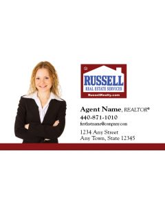 Russell Real Estate Business Cards Package: Style #02