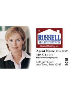 Russell Real Estate Business Cards Package: Style #08