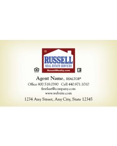 Russell Real Estate Business Cards Package: Style #14