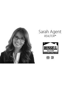 Russell Real Estate Business Cards Package: Style #19