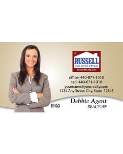 Russell Real Estate Business Cards Package: Style #25