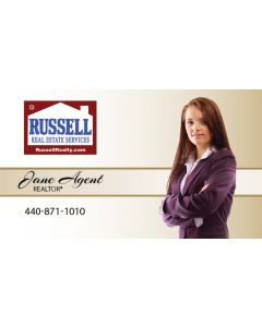 Russell Real Estate Business Cards Package: Style #28