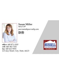 Russell Real Estate Business Cards Package: Style #35