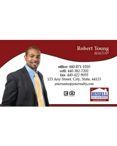 Russell Real Estate Business Cards Package: Style #36