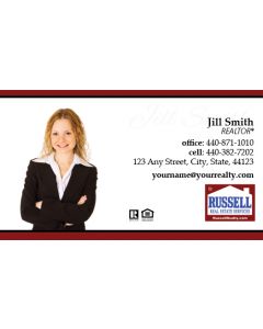 Russell Real Estate Business Cards Package: Style #37