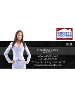 Russell Real Estate Business Cards Package: Style #39