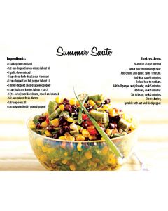 Classic Real Estate Farming Postcards: Recipe Series: Style RS006