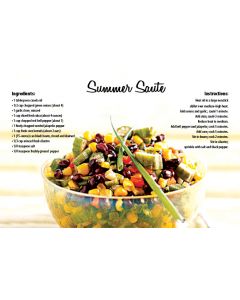 Deluxe Real Estate Farming Postcards: Recipe Series: Style: RS006D