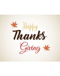 Holiday Cards: Thanksgiving: Style TCW004