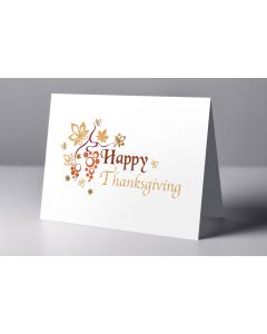 Holiday Cards: Thanksgiving: Style TCW011