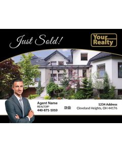 Classic Just Listed Just Sold Postcards: Style YRPC001