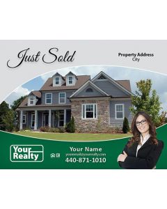 Classic Just Listed Just Sold Postcards: Style YRPC002