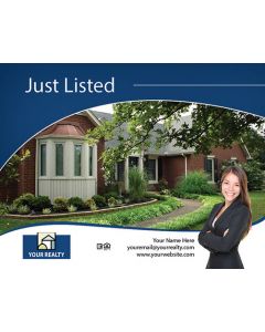 Classic Just Listed Just Sold Postcards: Style YRPC004