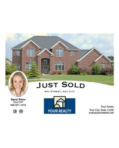 Classic Just Listed Just Sold Postcards: Style YRPC006