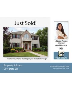 Classic Just Listed Just Sold Postcards: Style YRPC007