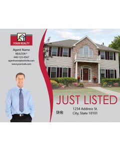 Classic Just Listed Just Sold Postcards: Style YRPC012